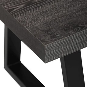 Dohányzóasztal 120x60cm, Szürke Tölgy, CT-R5212 Grey