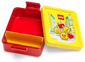 Iconic sárga-piros uzsonnásdoboz és kulacs szett - LEGO®