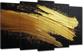 Vászonkép 100x60 Arany csillogás ecsettel