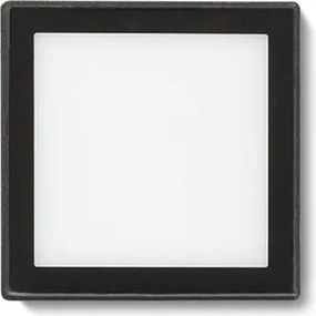 RENDL DEJAVU SQ 9 süllyesztett lámpa fekete 230V LED 3.5W IP65 3000K