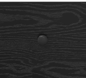 Dohányzóasztal fiókkal Musta tammi 100 x 51 x 45 cm Faanyag