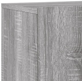 2 db szürke sonoma színű fali TV-szekrény 60 x 30 x 41cm