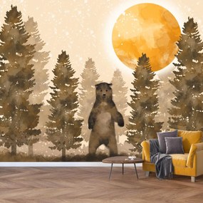 Fotótapéta - Medve, akvarell (147x102 cm)