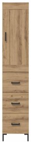 Magasfiú fiókkal Artisan tölgy 34,5 x 34 x 180 cm Faanyag