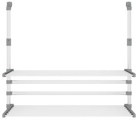 alumínium erkély ruhaszárító 89 x 25 x (60-95) cm