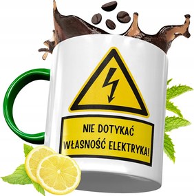 Zöld Bögre Villanyszerelőnek Születésnapi Ajándék fényképes nyomtatással