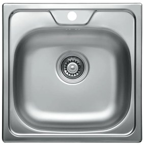 ALVEUS ALVEUS 1074634 - Mosogató ALLUX 48x48 cm matt acél/szatén AV0001