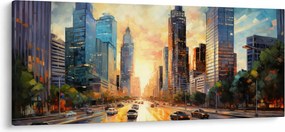 Kép - A város festése (120x50 cm)