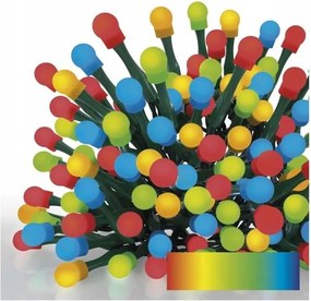 Karácsonyfa fényfüzér golyók 50 Led 2,5m többszínű D5GM01 Emos