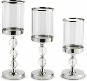 Üveg Gyertyatartók Lampionok Dekoratív Kehely Alakú Glamour Dekoratív 3