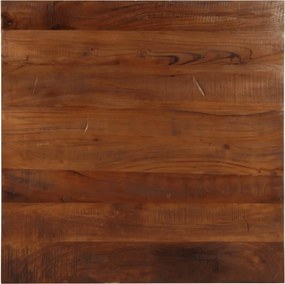 vidaXL tömör újrahasznosított fa négyzet alakú asztallap 80x80x2,5 cm