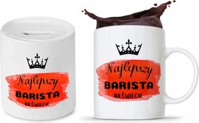 Persely Bögre Szett Baristáknak Ajándék fényképes nyomattal