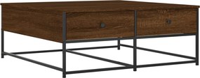 vidaXL barna tölgyszínű szerelt fa dohányzóasztal 100 x 99 x 45 cm