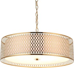 Endon glamour modern függeszték cordero fehér arany matt üveg end101569