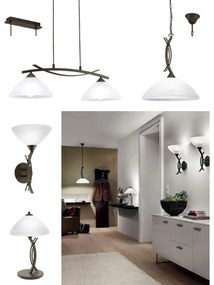 EGLO 91433 - VINOVO csillár 2xE27/60W