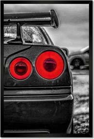 Poszterek keretben 40x60 Sport Nissan Gtr Lámpák