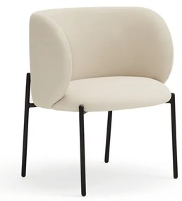 Fehér műbőr fotel Mogi - Teulat