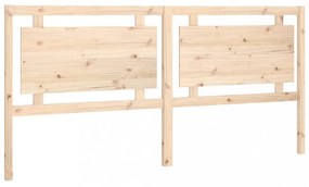tömör fenyőfa ágyfejtámla 205,5 x 4 x 100 cm