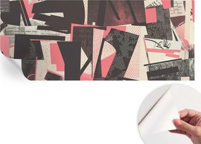 Dekoratív öntapadós fotótapéta irodába Geometrikus kollázs 250x104 cm