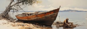Poszter 91,5x30,5cm Nyugodt tengerpart
