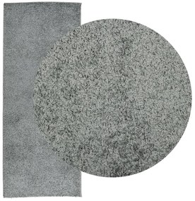 PAMPLONA zöld magas szálú bolyhos modern szőnyeg 80 x 200 cm