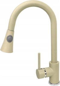 Taru konyhai csaptelep kihúzható kifolyócső Bézs Gamma