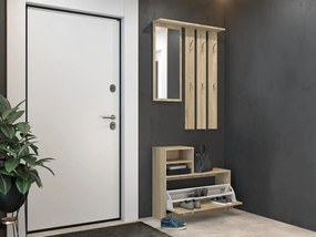 Odell GAR előszobafal, 85x180x24 cm, sonoma