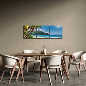 Kép - Karibi (órával) (90x30 cm)