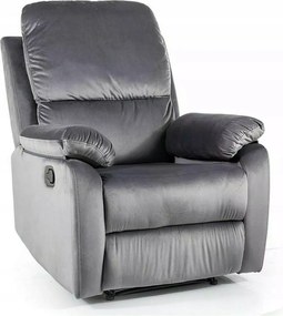 Összecsukható fotel Spencer 1 Velvet szürke Sig