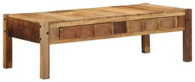 Dohányzóasztal 110x55x35 cm Tömör fa újrafelhasználva