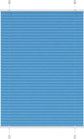 vidaXL pliszírozott redőny kék 90x150 cm szövetszélesség 89,4 cm