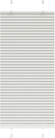 vidaXL pliszírozott redőny világosszürke 60x150 cm szövetszélesség