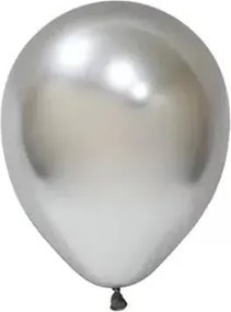 Léggömb, 30cm, Balonevi, króm ezüst (PTBBK1205023)