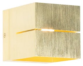 Modern fali lámpa arany 9,7 cm - Transfer Groove