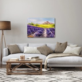 Kép - Provence, franciaország, olajfestmény (70x50 cm)