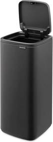 Sötétszürke acél érintésre nyíló szemetes 30 l Bo Touch – Brabantia