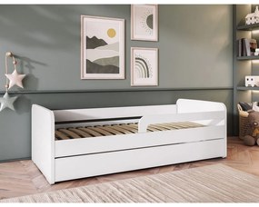 Fehér gyerekágy ágyráccsal 80x200 cm Duuli – ELTAP