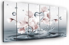 Vászonkép Absztrakt Fal 6 Részes Hálószoba Nappali 180x100