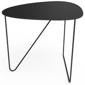 Fekete fém dohányzóasztal 37x44 cm Curve M Bull – LIND DNA