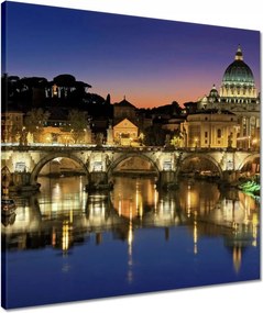 Vászonkép 50x50 Róma Vatikán panoráma