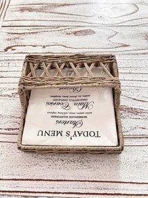 Rattan szalvétatartó Rusztikus rattan Hampton szalvétatartó