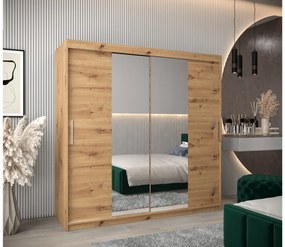 Ruhásszekrény 200 cm Toki 1 (artisan tölgy + artisan tölgy). 1064939