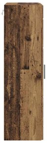Fali szekrény polcokkal Régi fa 55 x 29 x 100 cm Faanyag