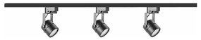 Spotlámpa sínrendszerrel PRAHA 3xGU10/10W/230V fekete