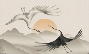 Fotótapéta Flizelin Fali ragasztó szett Daru Kelet 416x254 Ragasztó