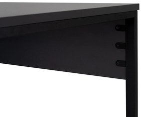 Íróasztal Twin Study Desk - Antracit, Fekete