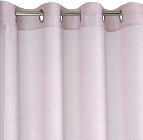 Kész drapéria karikákon 140x250cm Rózsaszín