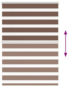 zebrafüggönnyel barna szövetszélesség 105,9 cm poliészter