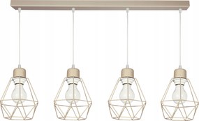 Csillár mennyezeti függőlámpa Diamond Bézs mennyezeti lámpa loft asztal fölé