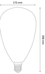 LED Izzó DECO VINTAGE S173 E27/4W/230V 1800K